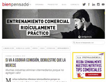 Tablet Screenshot of bienpensado.com